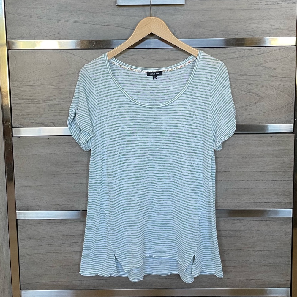 Verve Ami Striped Top